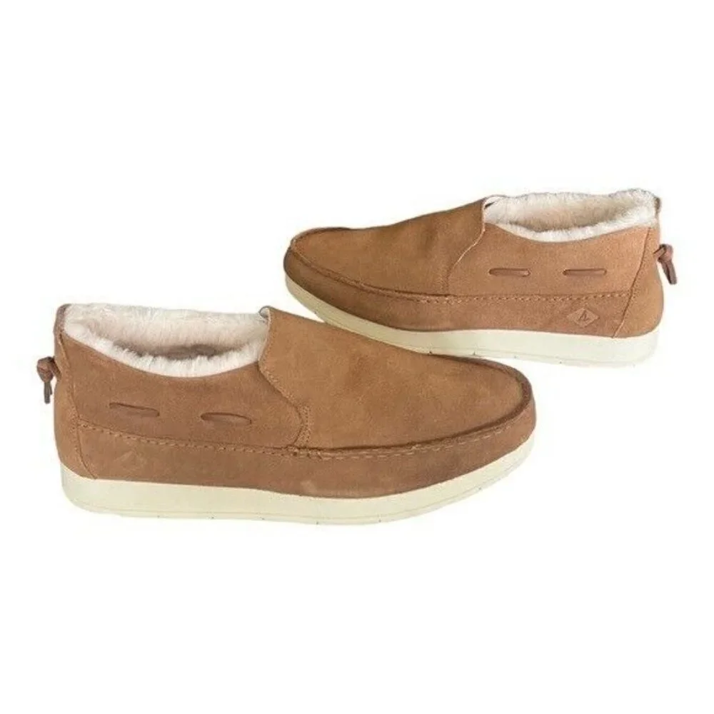 SPERRY Moc Sider Base Core Shoe Tan Suede Men’s Size 11.5 NEW